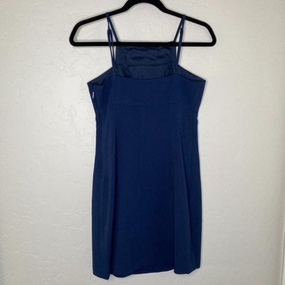 BCBGeneration NWT Dark Navy Square Neck Dress 4 - Picture 9 of 10